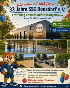 33 Jahre SSG - Wir feiern mit euch!